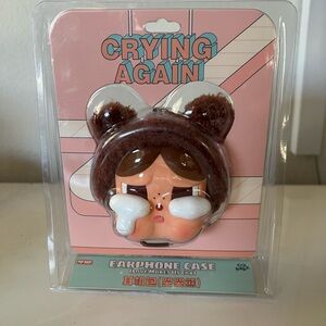 Pop Mart Crying Again Series Earphone Case